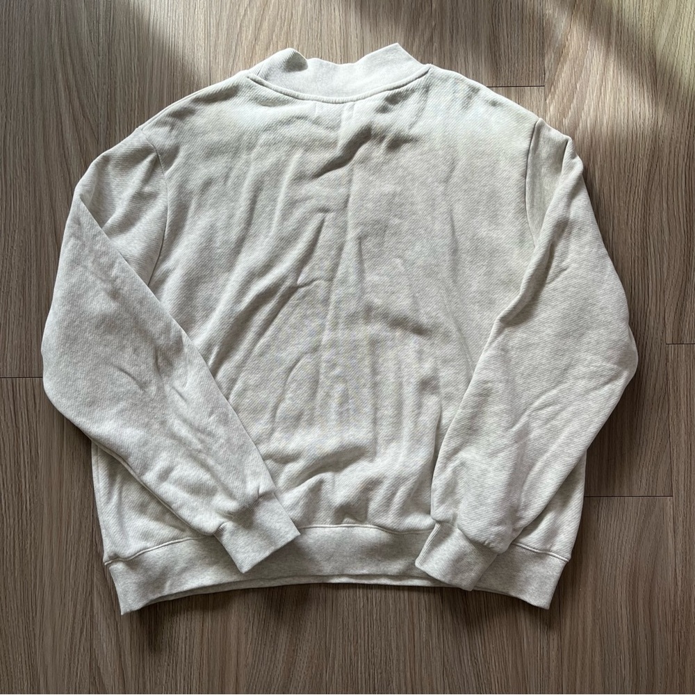 Parke x Set Active Gray Mockneck Sweatshirt (Size L/XL) - Picture 2 of 3
